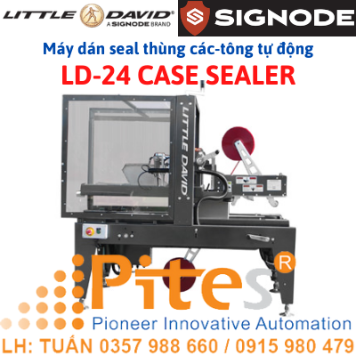 SIGNODE Vietnam - Máy dán seal thùng các-tông tự động CASE SEALER Little David LD-24