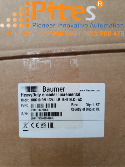 Baumer Hubner Vietnam - Bộ mã hóa vòng quay Baumer Hubner HOG10 DN 1024 I LR 16H7 KLK-AX