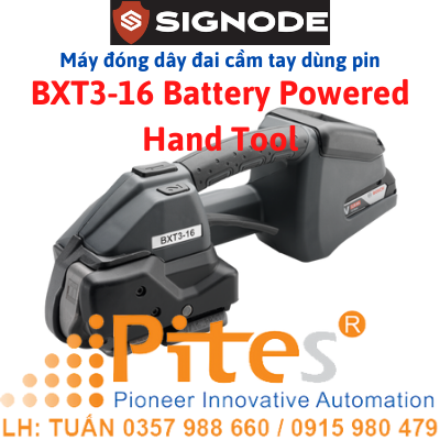 SIGNODE Vietnam - Máy đóng dây đai cầm tay dùng pin Battery Powered Hand Tool Signode BXT3-16