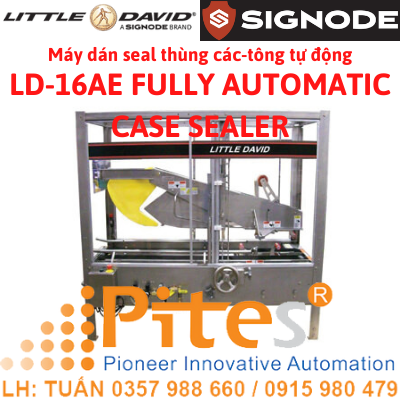 SIGNODE Vietnam - Máy dán seal thùng các-tông tự động FULLY AUTOMATIC CASE SEALER Little David LD-16AE